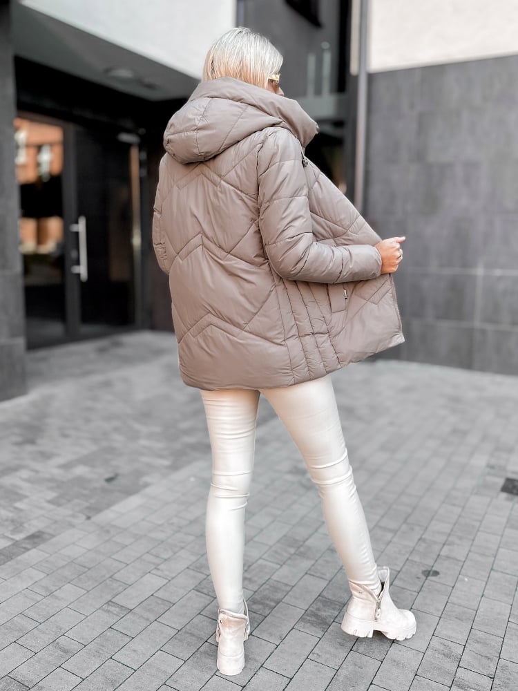 KURTKA TARIEL CIEMNOBEŻOWA