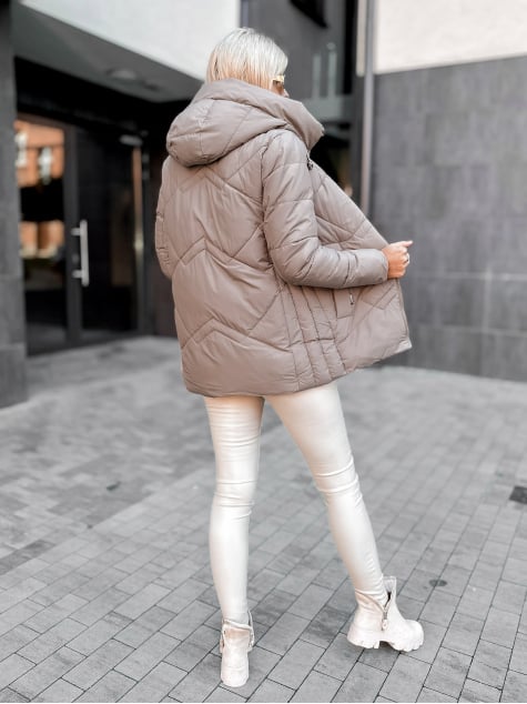 KURTKA TARIEL CIEMNOBEŻOWA