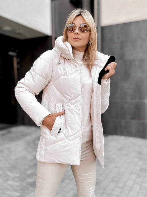 KURTKA TARIEL KREMOWA