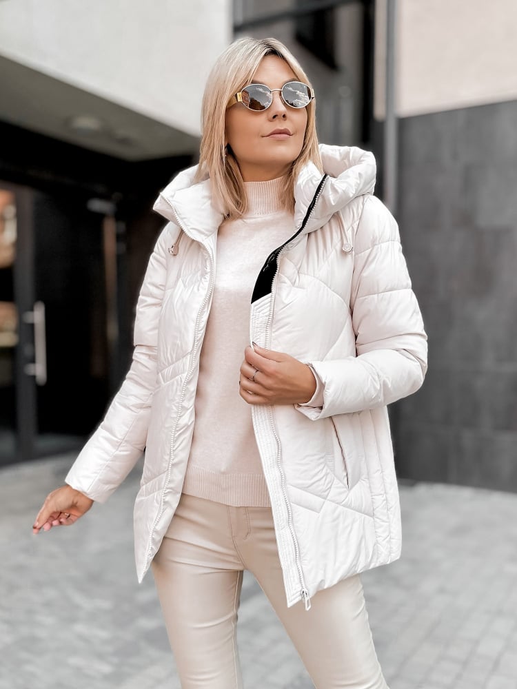 KURTKA TARIEL KREMOWA