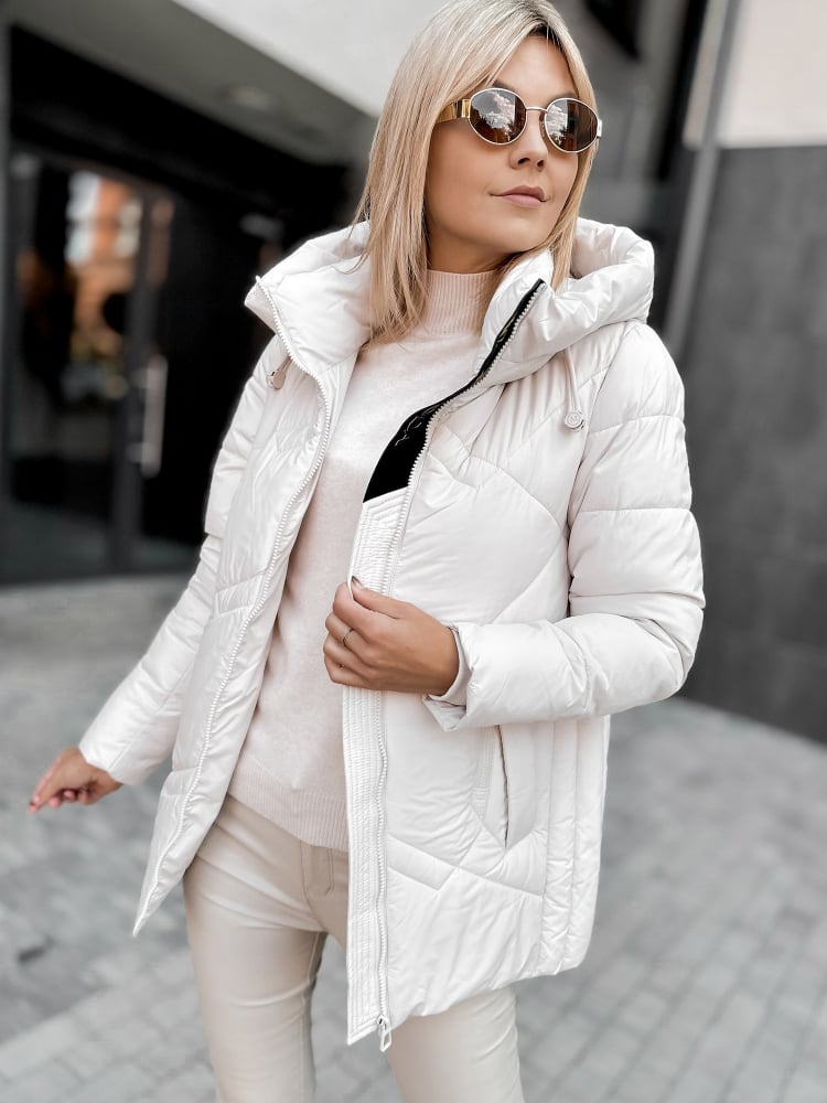 KURTKA TARIEL KREMOWA