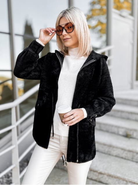 PŁASZCZ ALPAKA ORRIS CZARNY