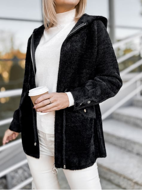 PŁASZCZ ALPAKA ORRIS CZARNY