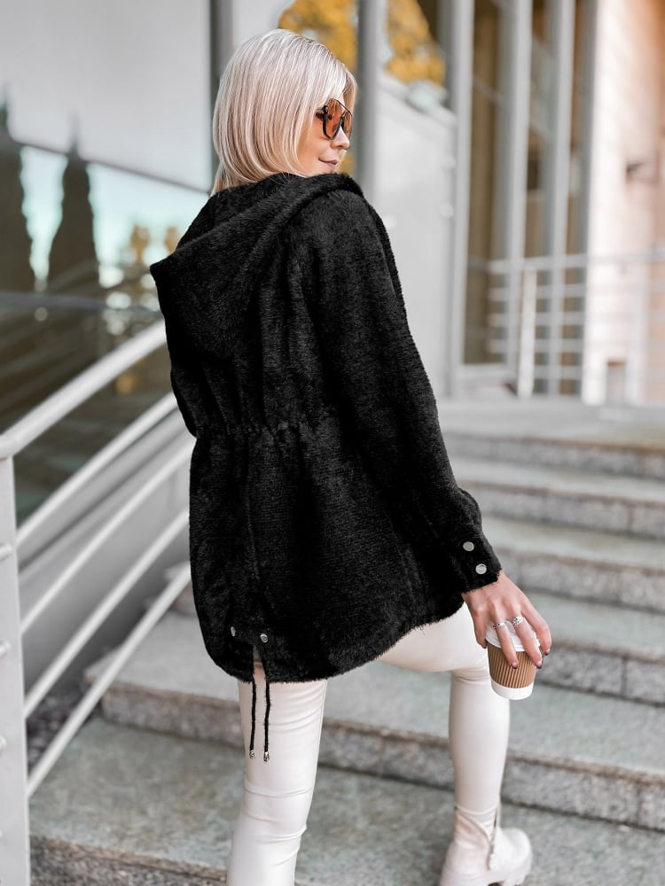 PŁASZCZ ALPAKA ORRIS CZARNY