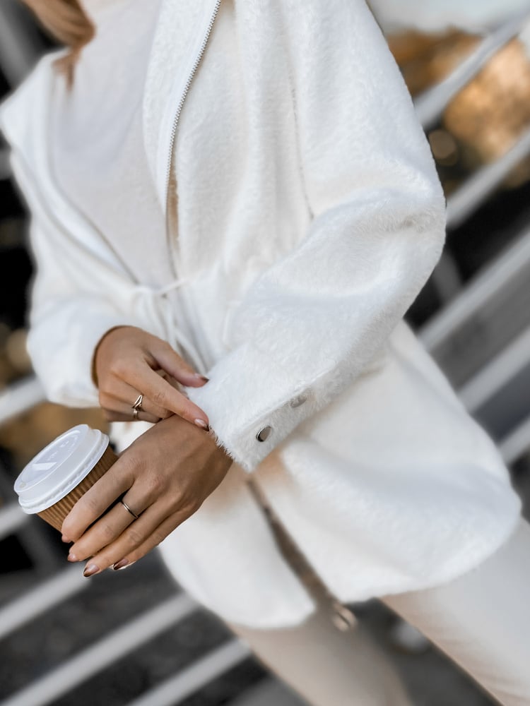 PŁASZCZ ALPAKA ORRIS ECRU