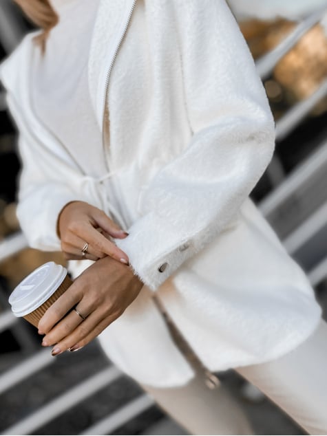 PŁASZCZ ALPAKA ORRIS ECRU