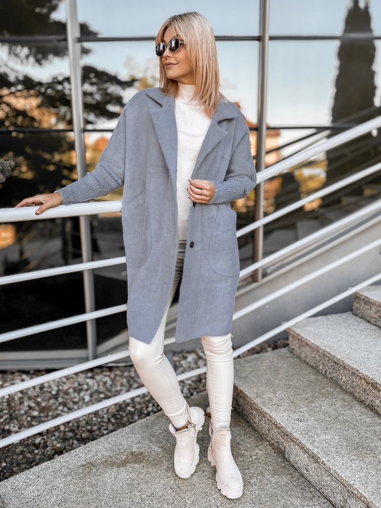 PŁASZCZ ALPAKA REIL SZARY