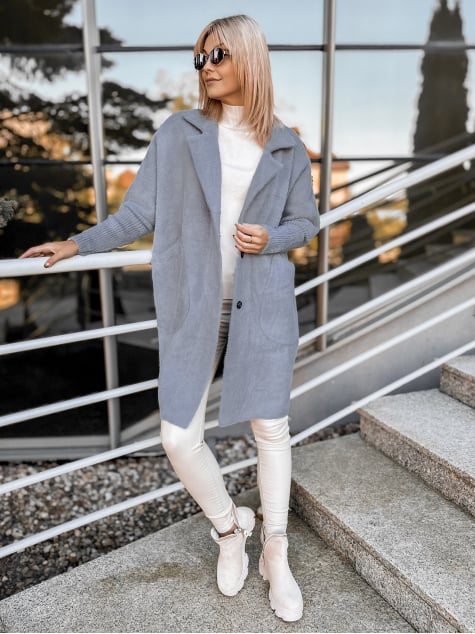 PŁASZCZ ALPAKA REIL SZARY