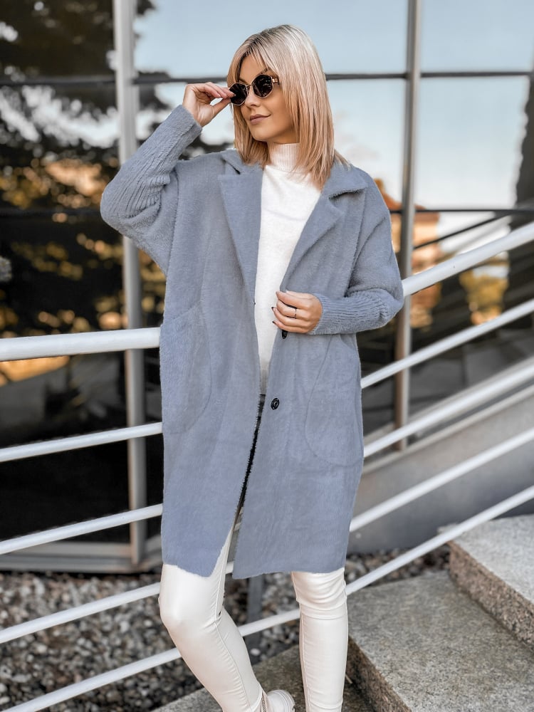 PŁASZCZ ALPAKA REIL SZARY