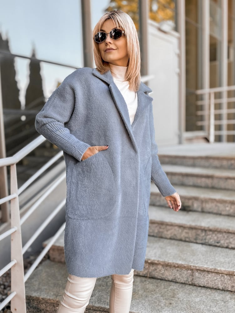 PŁASZCZ ALPAKA REIL SZARY