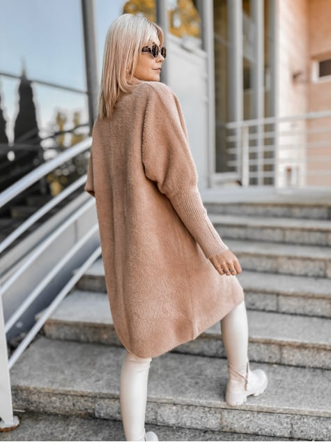 PŁASZCZ ALPAKA REIL KARMELOWY