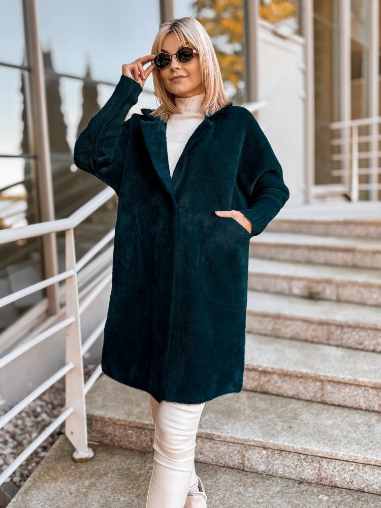 PŁASZCZ ALPAKA REIL ZIELONY