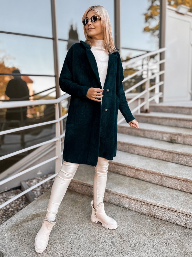 PŁASZCZ ALPAKA REIL ZIELONY