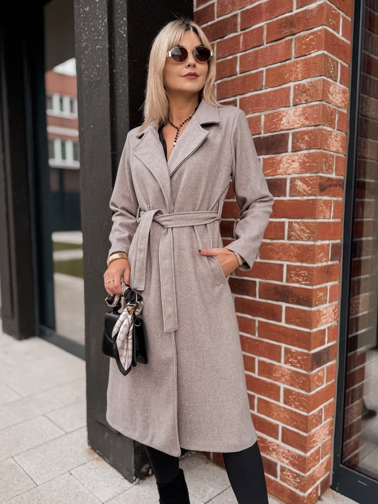 PŁASZCZ TOUSSAINT BEŻOWY