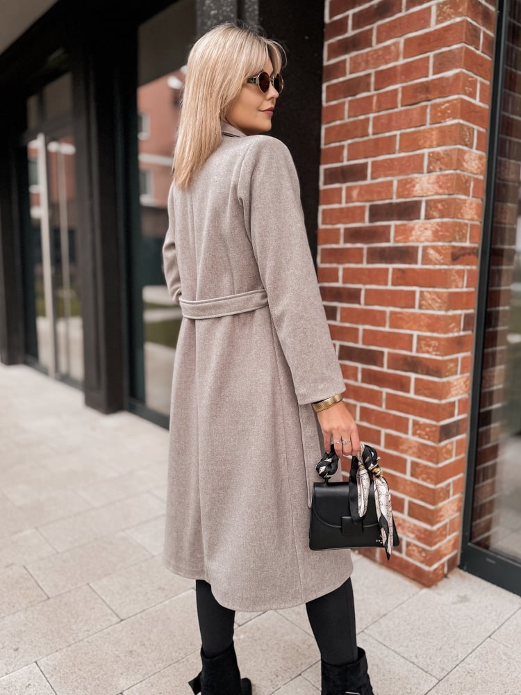 PŁASZCZ TOUSSAINT BEŻOWY