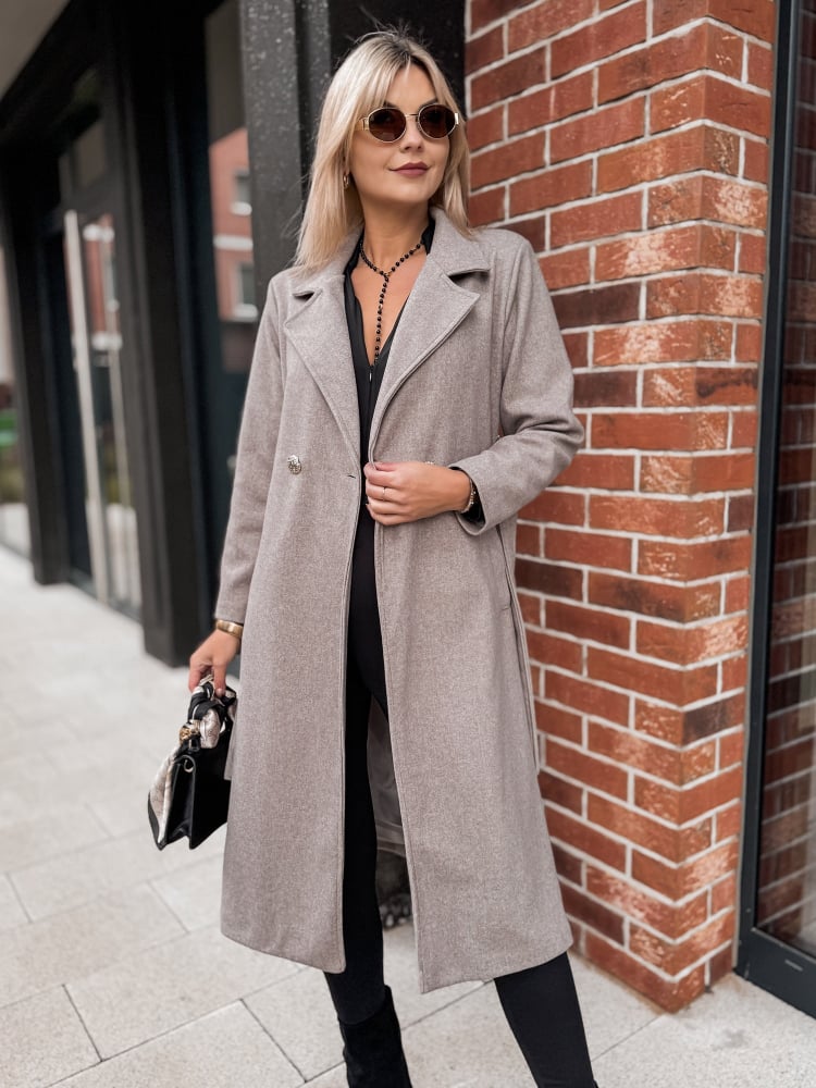 PŁASZCZ TOUSSAINT BEŻOWY