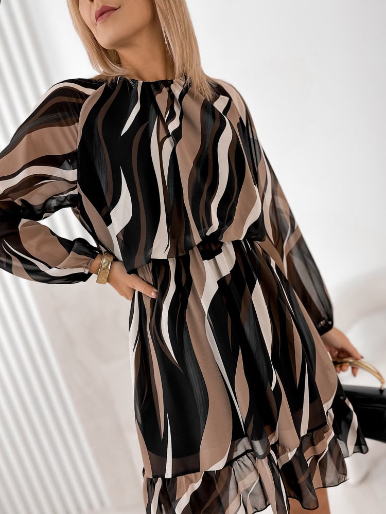 SUKIENKA DEIDRE BRĄZOWA