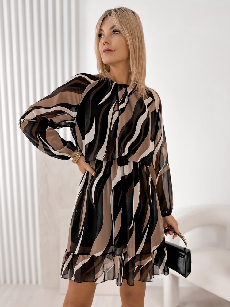 SUKIENKA DEIDRE BRĄZOWA