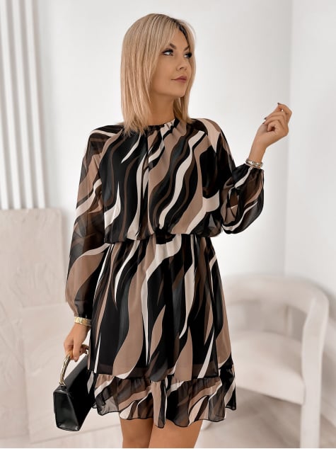 SUKIENKA DEIDRE BRĄZOWA