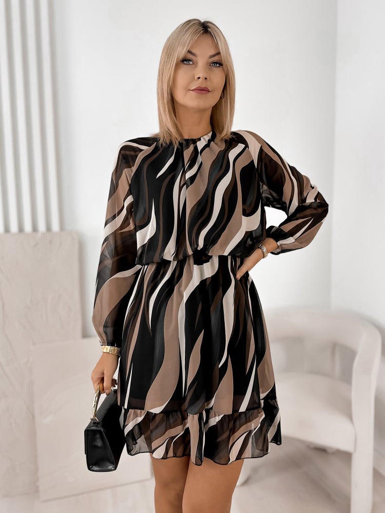 SUKIENKA DEIDRE BRĄZOWA