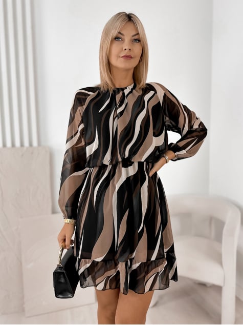 SUKIENKA DEIDRE BRĄZOWA