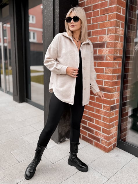 KURTKA ISILME BEŻOWA