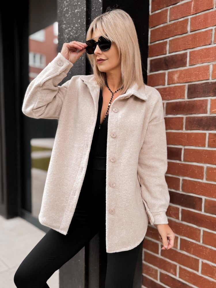 KURTKA ISILME BEŻOWA