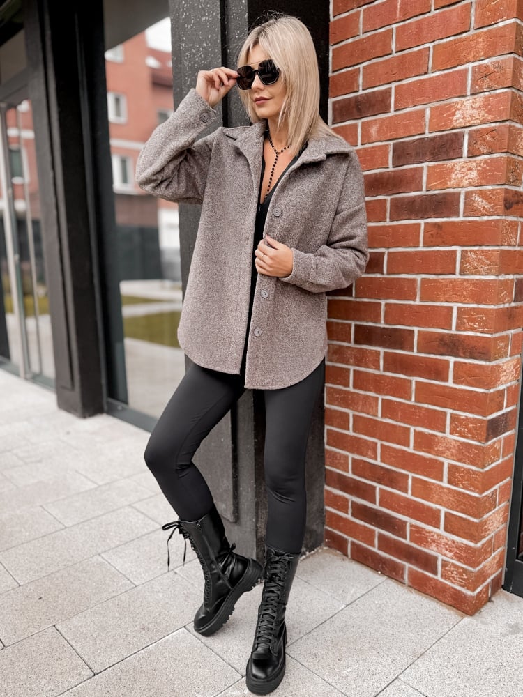 KURTKA ISILME CIEMNOBEŻOWA