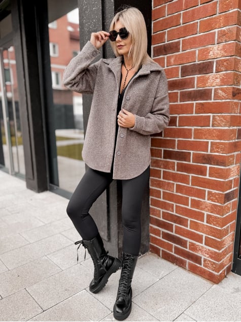 KURTKA ISILME CIEMNOBEŻOWA