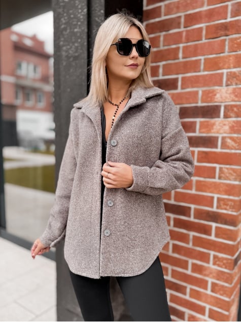 KURTKA ISILME CIEMNOBEŻOWA