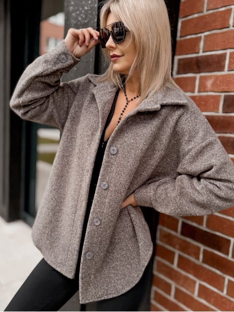 KURTKA ISILME CIEMNOBEŻOWA