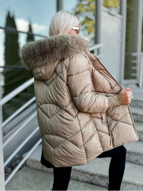 KURTKA COEN CIEMNOBEŻOWA