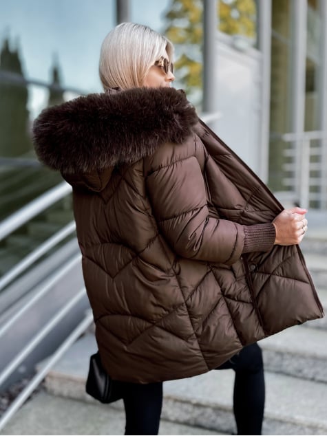 KURTKA COEN BRĄZOWA