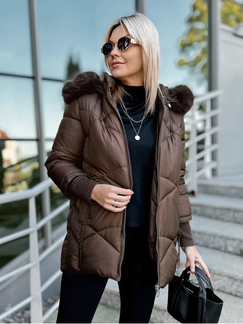 KURTKA COEN BRĄZOWA