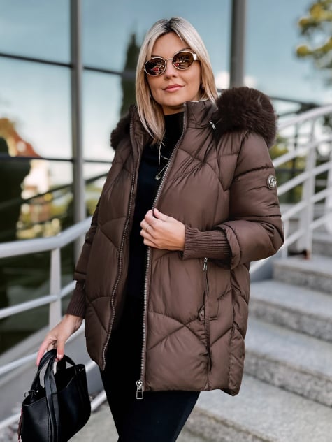 KURTKA COEN BRĄZOWA