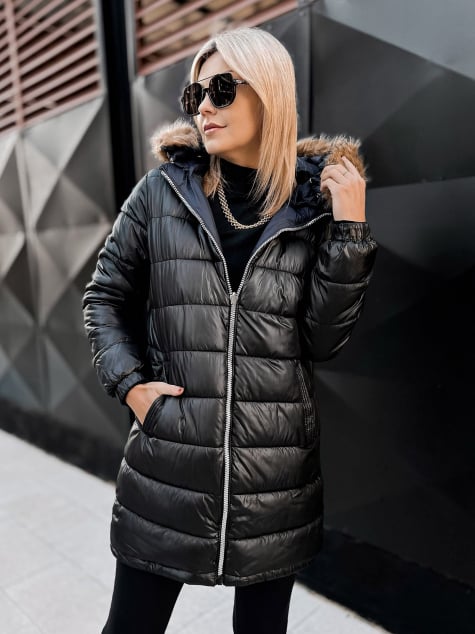 KURTKA DWUSTRONNA SUELIA GRANATOWO-CZARNA