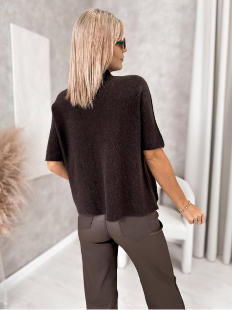 SWETER ASLAN BRĄZOWY