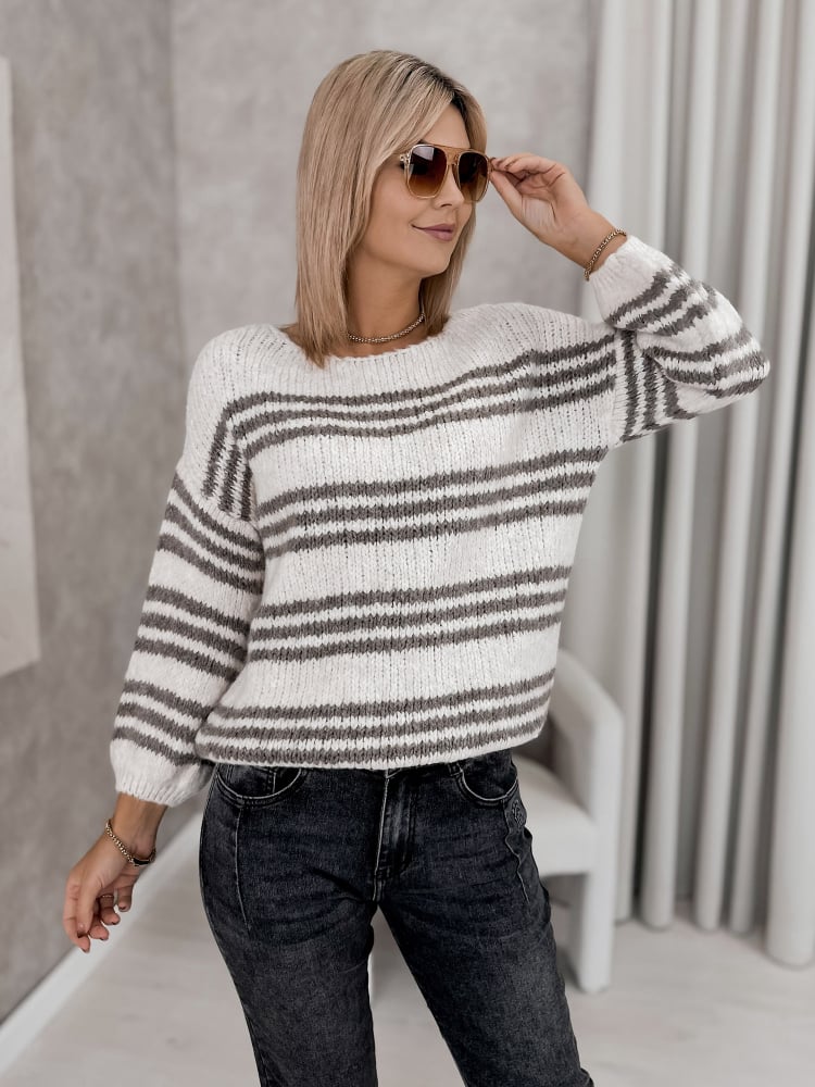 SWETER RILIAN JASNOBEŻOWY