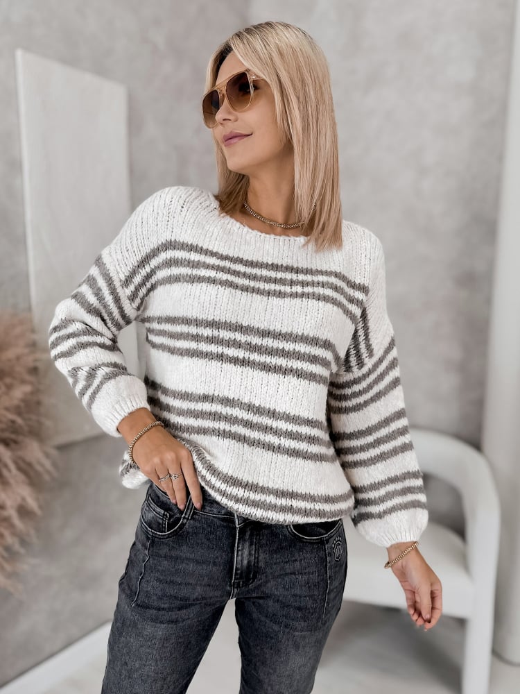 SWETER RILIAN JASNOBEŻOWY