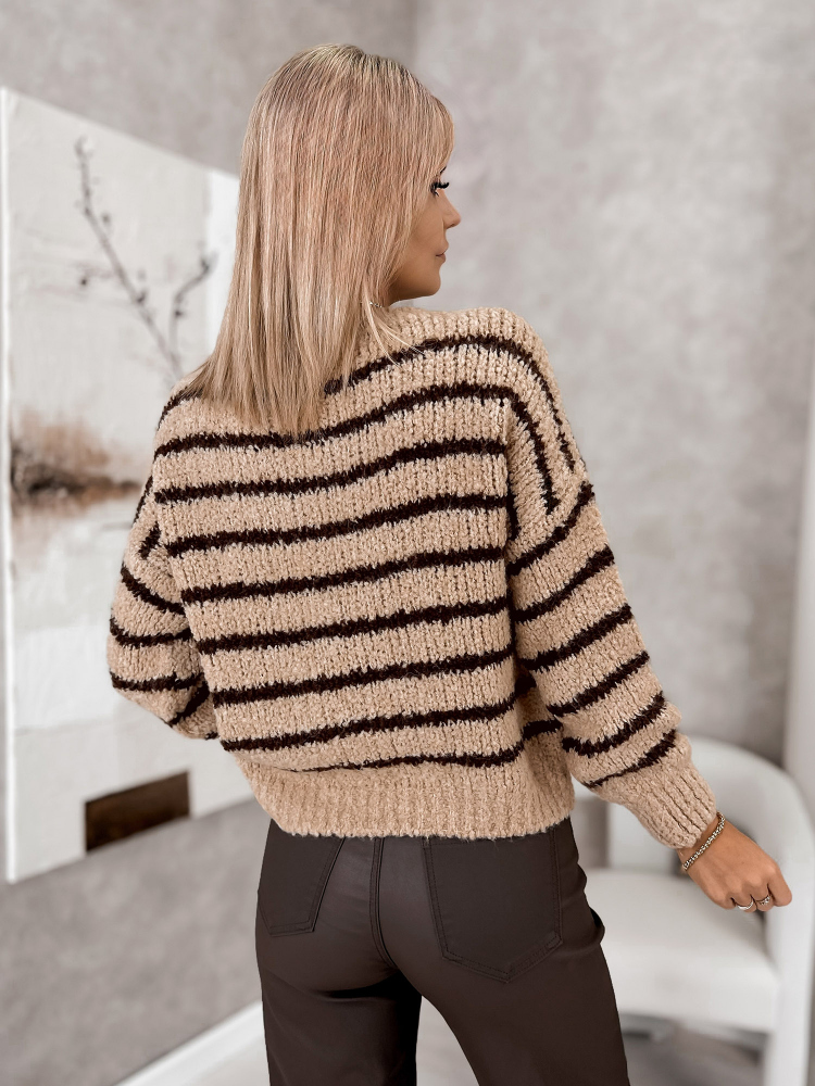 SWETER SATORI KARMELOWY