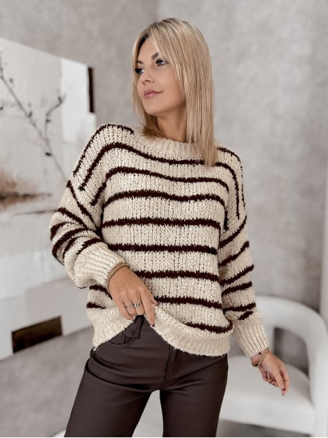 SWETER SATORI BEŻOWY