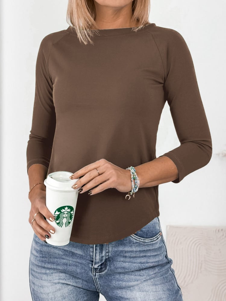 BLUZKA IRMA BRĄZOWA