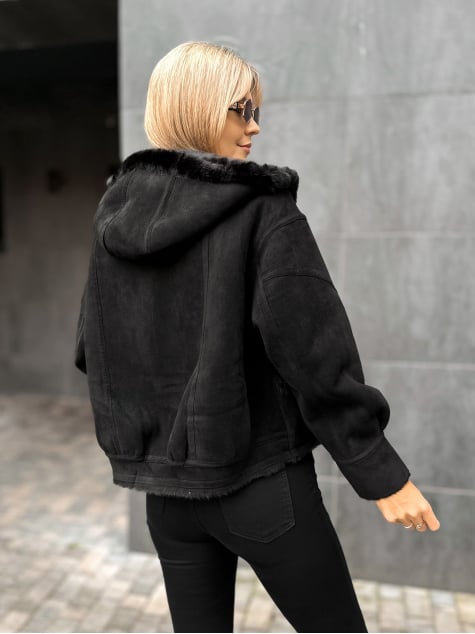 KURTKA EADIRA DWUSTRONNA CZARNA