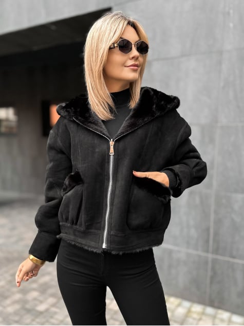 KURTKA EADIRA DWUSTRONNA CZARNA