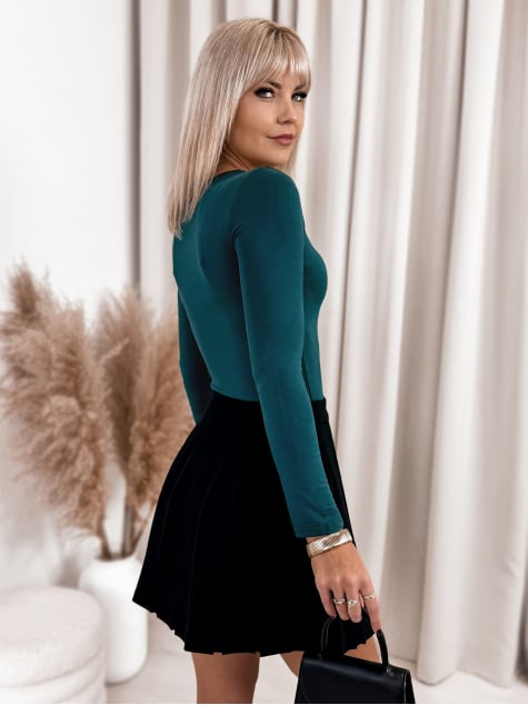 BLUZKA NURGA TURKUSOWA