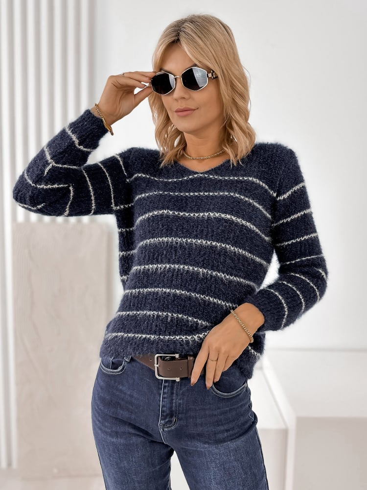 SWETER NESTA GRANATOWY