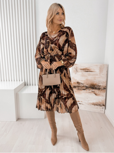 SUKIENKA ISOLDE BRĄZOWA