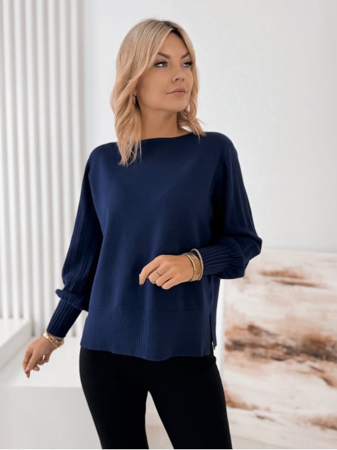 SWETER FEYRE GRANATOWY