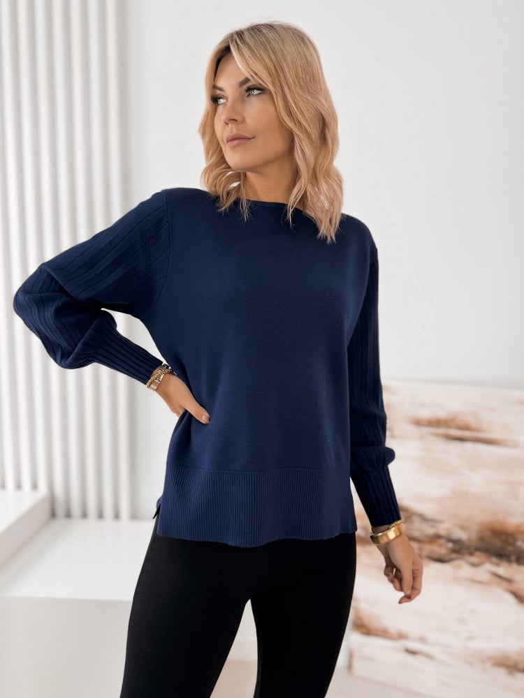 SWETER FEYRE GRANATOWY