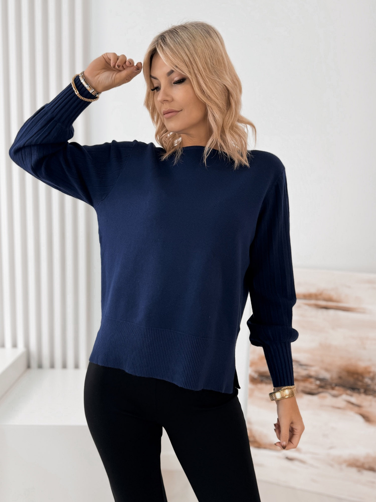 SWETER FEYRE GRANATOWY